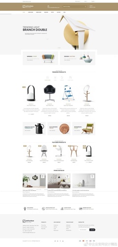 家居產(chǎn)品電商網(wǎng)頁設(shè)計(jì) 構(gòu)建沉浸式購物體驗(yàn)